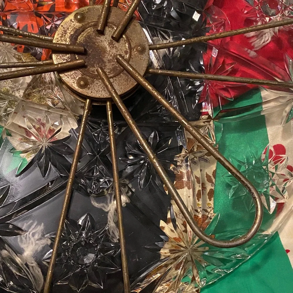 Anchor Hocking Lazy Susan Metal Carousel Mid Century Modern MCM Rotating